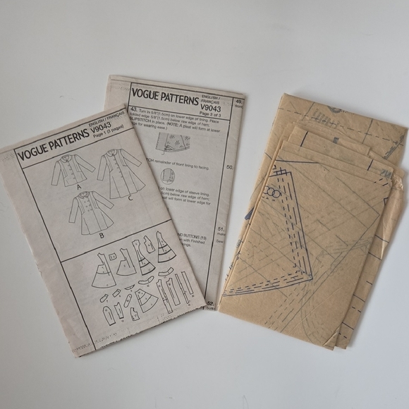 Little Vogue V9043 Sewing Pattern | 2014 | Uncut & Factory Folded - Picture 4 of 8